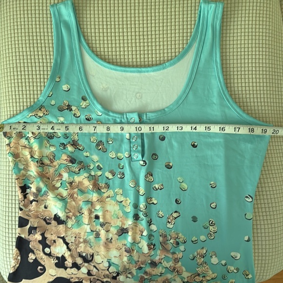 Pretty Sleeveless Tank Top - New Without Tags - Picture 5 of 7